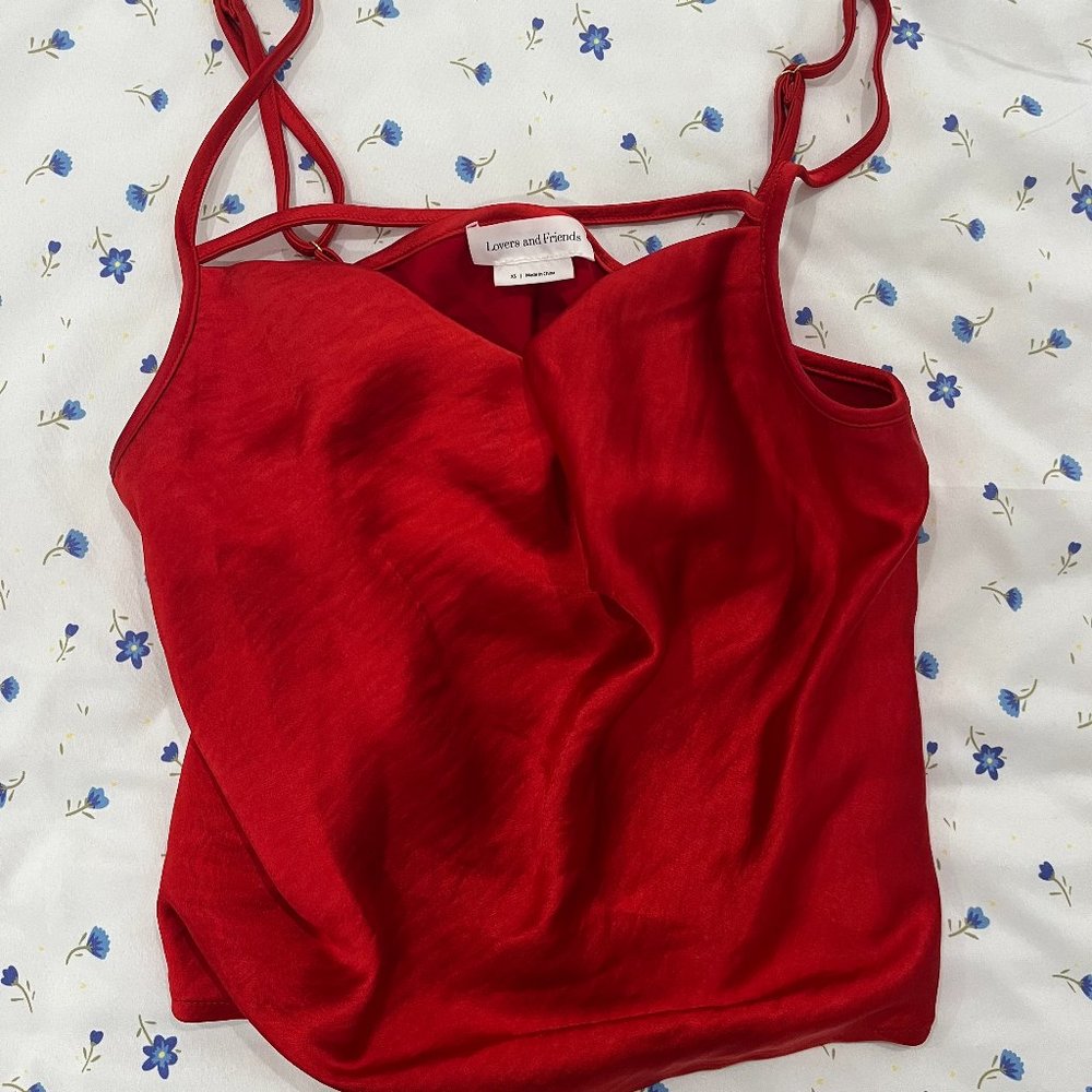 Size XS Lovers and Friends Jade Top in Red